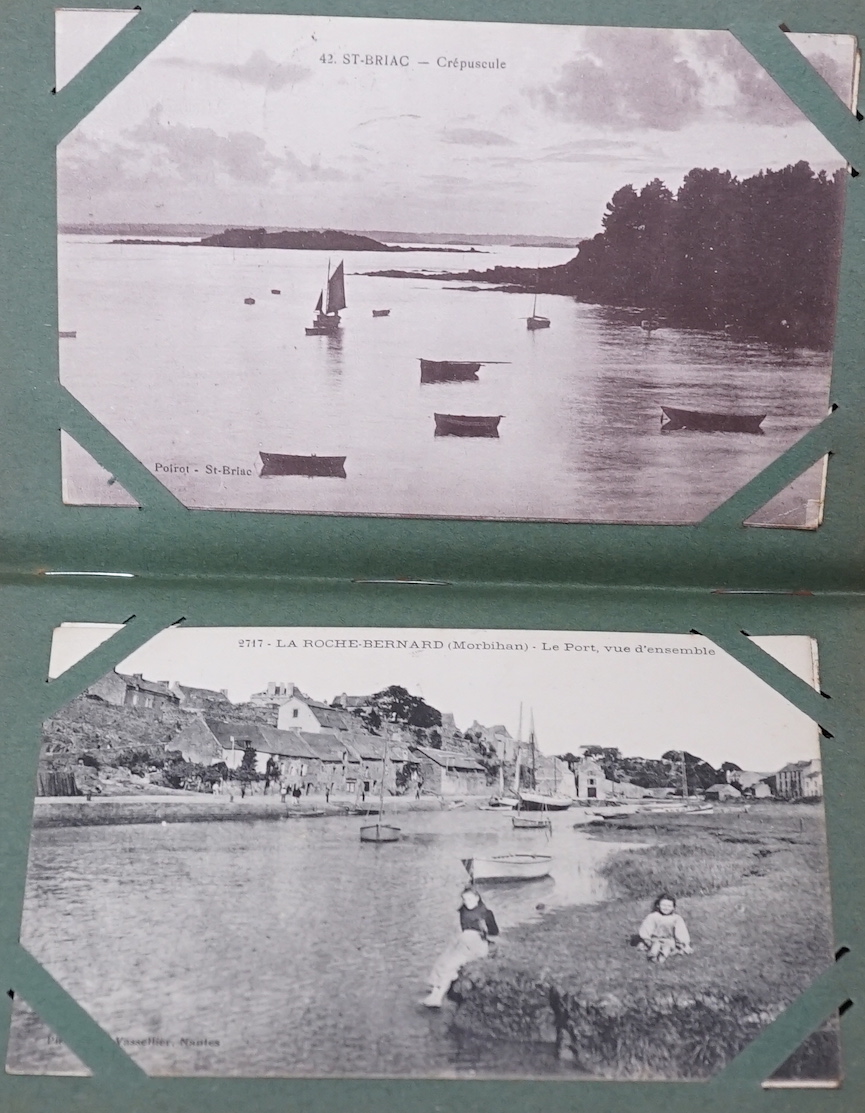 Five postcard albums and various loose postcards from the early 1900’s